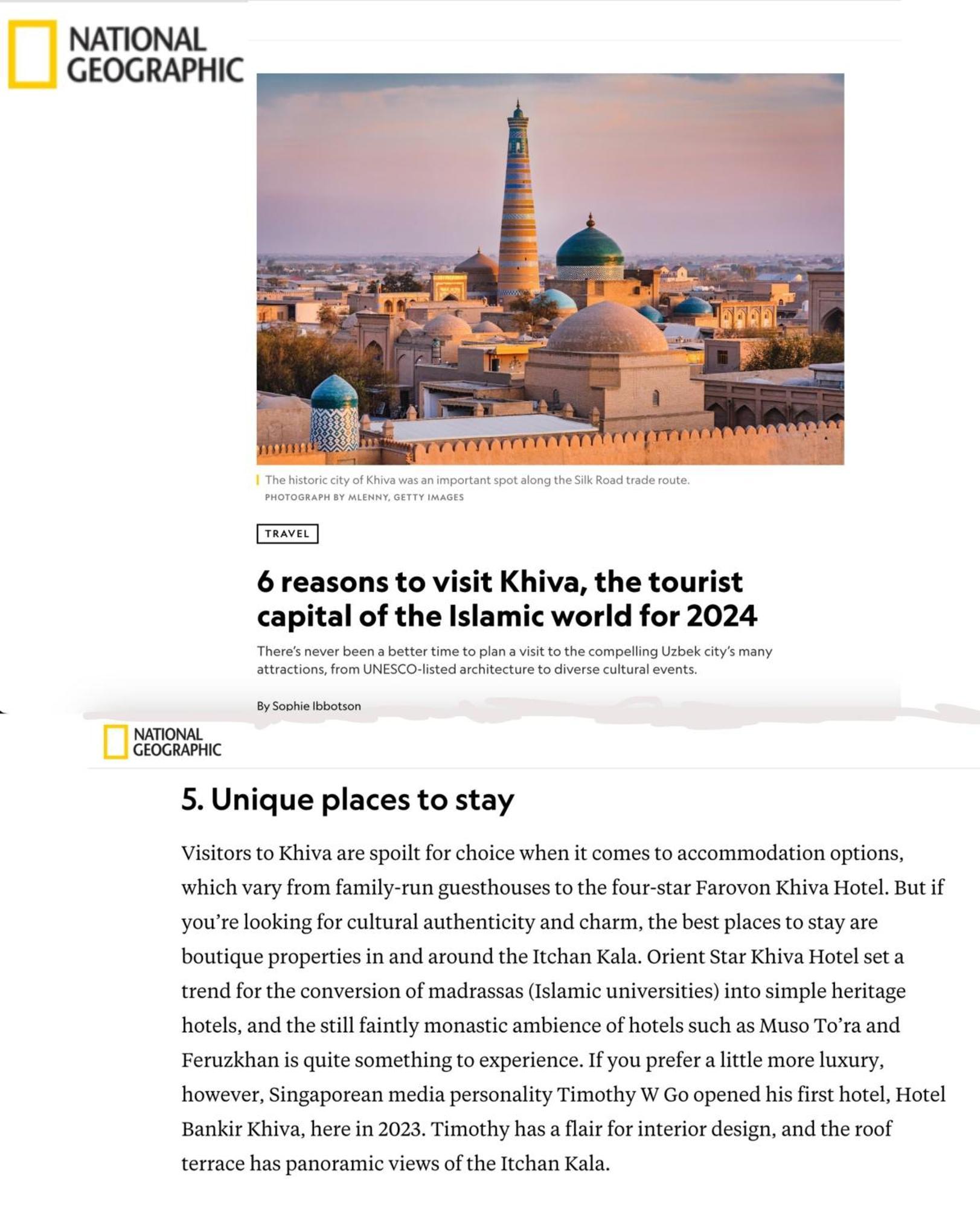 Hotel Bankir Khiva Kültér fotó